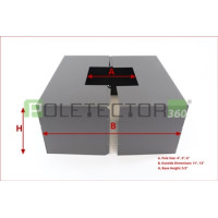 Anchor Bolt Covers - Metal